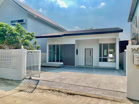 ขาย บ้านชั้นเดียวสไตล์มินิมอล ทำเลดอนแก้ว อ.แม่ริม ใกล้กาดฝรั่งแม่ริม