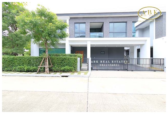 บ้านเดี่ยว 2 ชั้น ใหม่พร้อมเข้าอยู่ หลังมุม ราคา 19 ล้านบาท ลดเหลือ 16.9 ล้านบาท