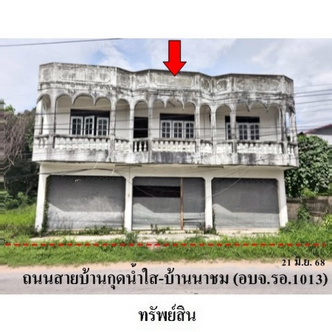 ขายอาคารพาณิชย์ ถนน เจนจบทิศ (ทล.202) ตำบล กุดน้ำใส อำเภอ พนมไพร จังหวัด ร้อยเอ็ด