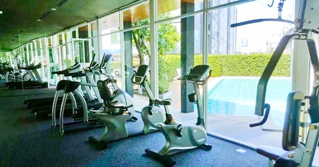 วิวสวน ร่มรื่น ม.นิด้า 1.5 กม.ให้เช่าคอนโดใหม่ แอสปาย ลาดพร้าว113 MRT บางกะปิ 254ม.  1 นอน 1 น้ำ 26ตร.ม. ตลาดบางกะปิ 1.1 กม.