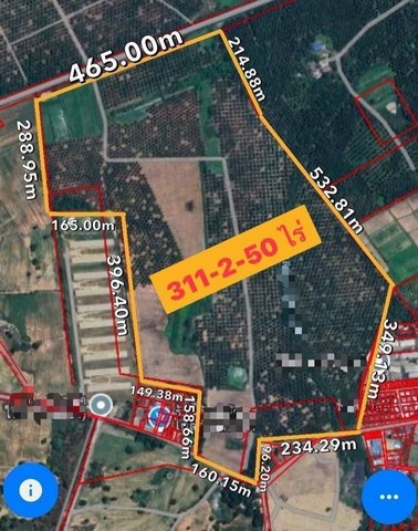 ขายที่ดินคลองกิ่วบ้านบึงชลบุรี บนเนื้อที่  311-2-50 ไร่ ต.คลองกิ่ว อ.บ้านบึง จ.ชลบุรี