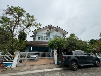 หลังมุมติดสวนส่วนกลาง!!! ขายบ้านเดี่ยว โครงการบ้านสวนเอกสยาม หลังมุมพื้นที่ 101 ตารางวา  ในพุทธมณฑลสาย2 ซอย7 ทำเลดีมาก 